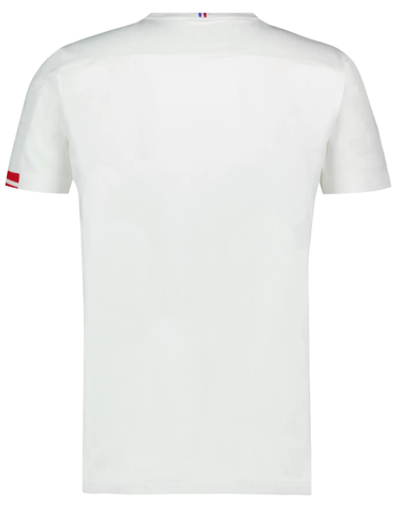 Мужская теннисная футболка Le Coq Heritage Tee No.1 FW22 - optical white