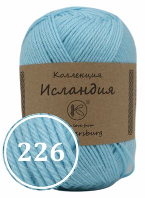 Пряжа синтетическая "Исландия" 200г (226)