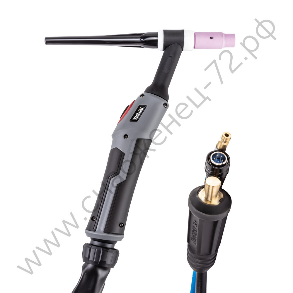 Горелка SAGGIOTIG-26 FLEX 4М (35мм2), разъём 5-pin