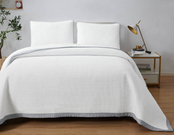 Покрывало 230х250 и 2 наволочки Sofi De MarkO Марисоль белое