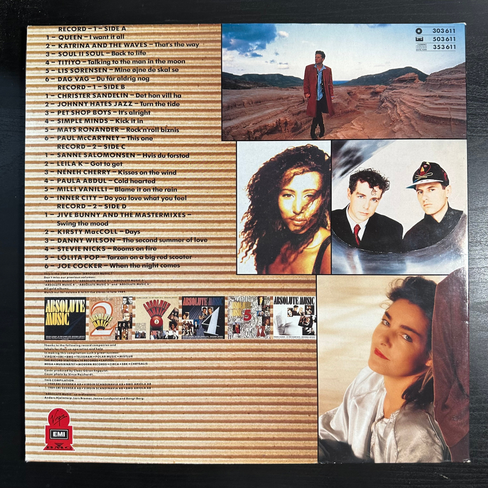 Сборник Absolute Music 7 2LP (Швеция 1989г.)