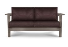 Диван Victory (Grey_bristol,Винилискожа Mahogany,Винилискожа (Mahogany) цвет № 202)