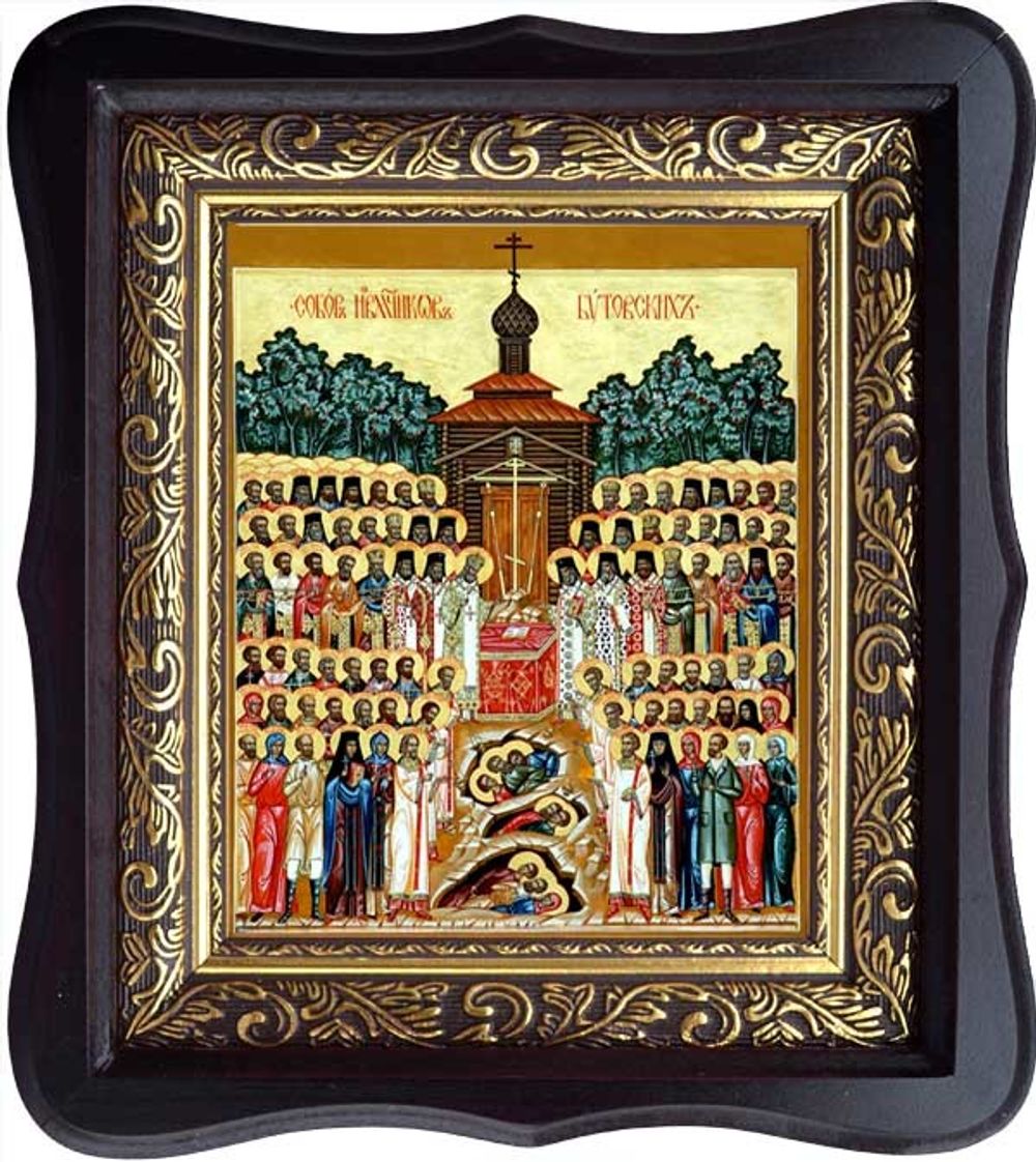 Собор Новомучеников Бутовских. Икона на холсте.