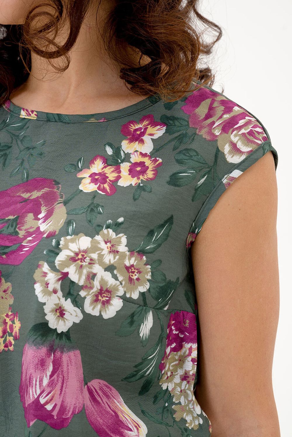 Платье Летис (46-54) Serenada малахитовый (Акция)