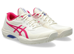 Женские Кроссовки теннисные Asics Game FF - кремовый/ярко-розовый