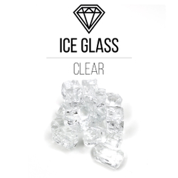 Стеклянная крошка Ice Glass,Clear, 500гр