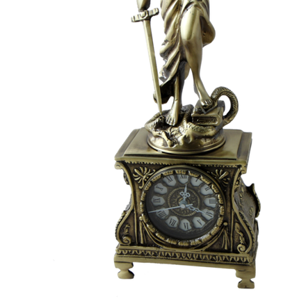 Bello De Bronze Каминные часы с канделябрами "Фемида", "антик"