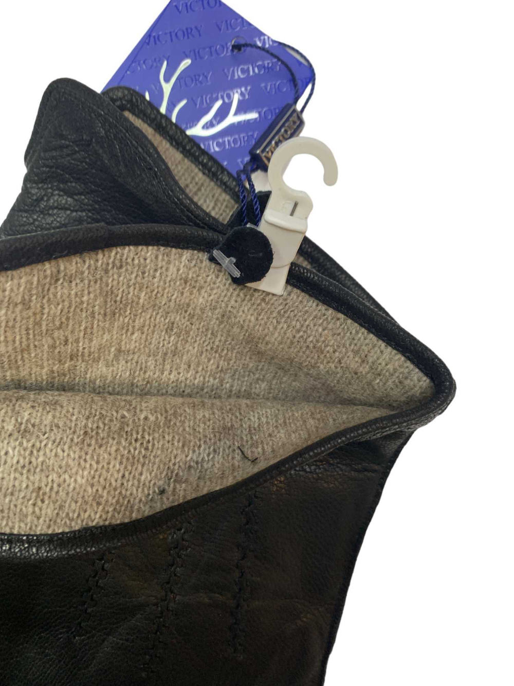 Перчатки. Мужские. Материал верха: Кожа оленя. Подклад: Трикотаж-шерсть. 10 шт в упаковке.