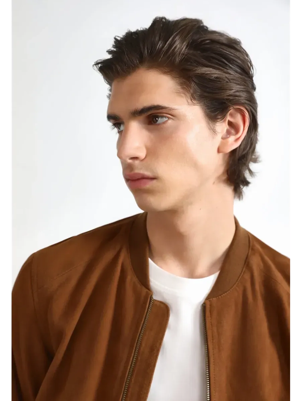 Куртка-бомбер из 100% кожи