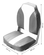 Сиденье "Hi back Rainbow", синее с серым (10251890)