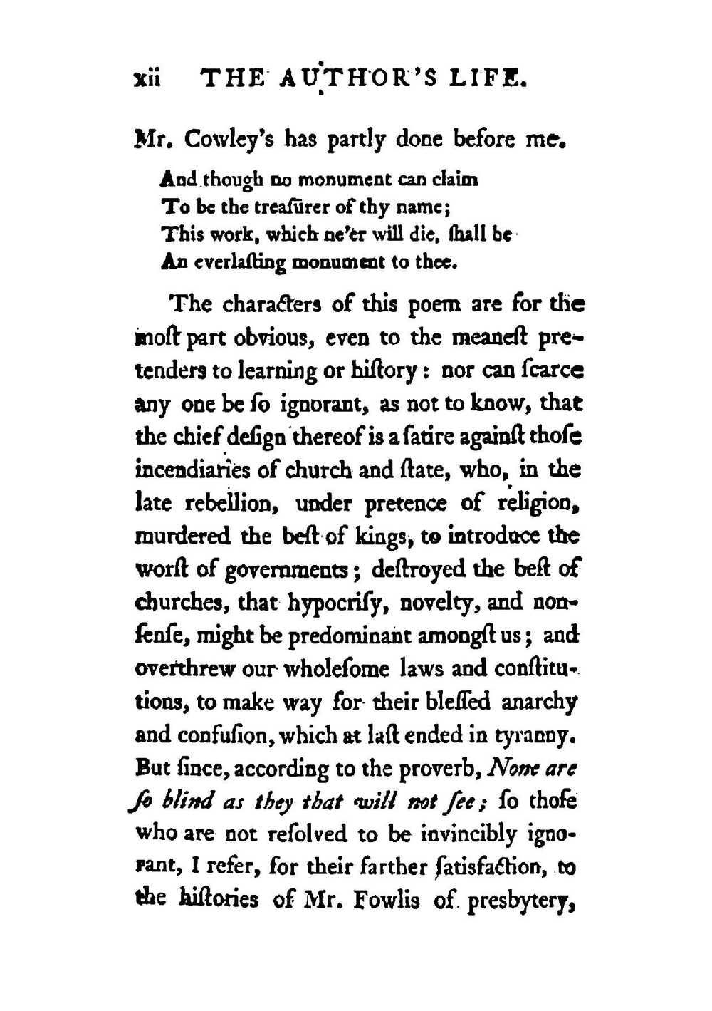 Hudibras, in three parts: written in the time of the late wars. Volume 1 | Butler Samuel