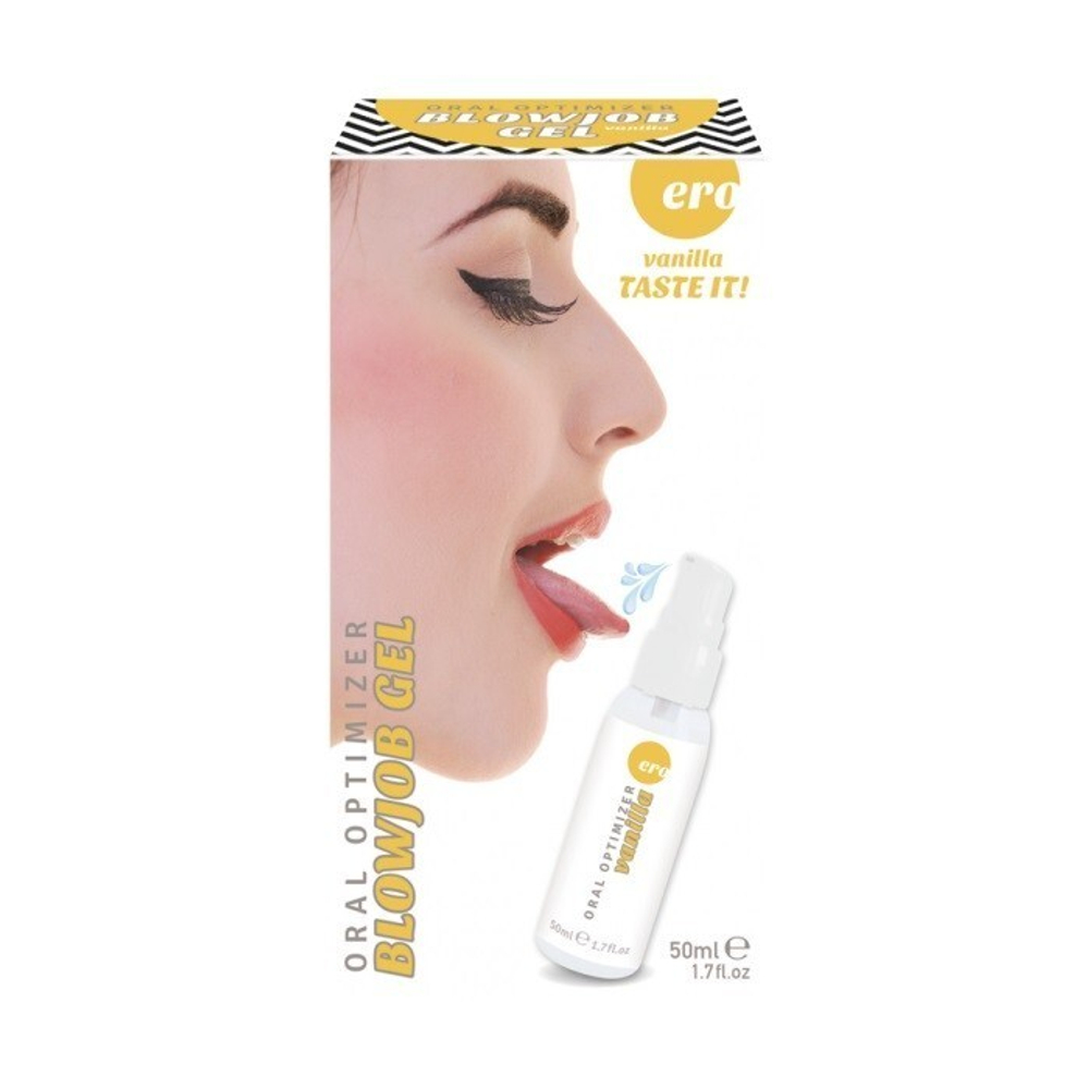 HOT Gel optimizer - Гель для орального секса, с охлаждающим эффектом, со вкусом ванили, 50мл