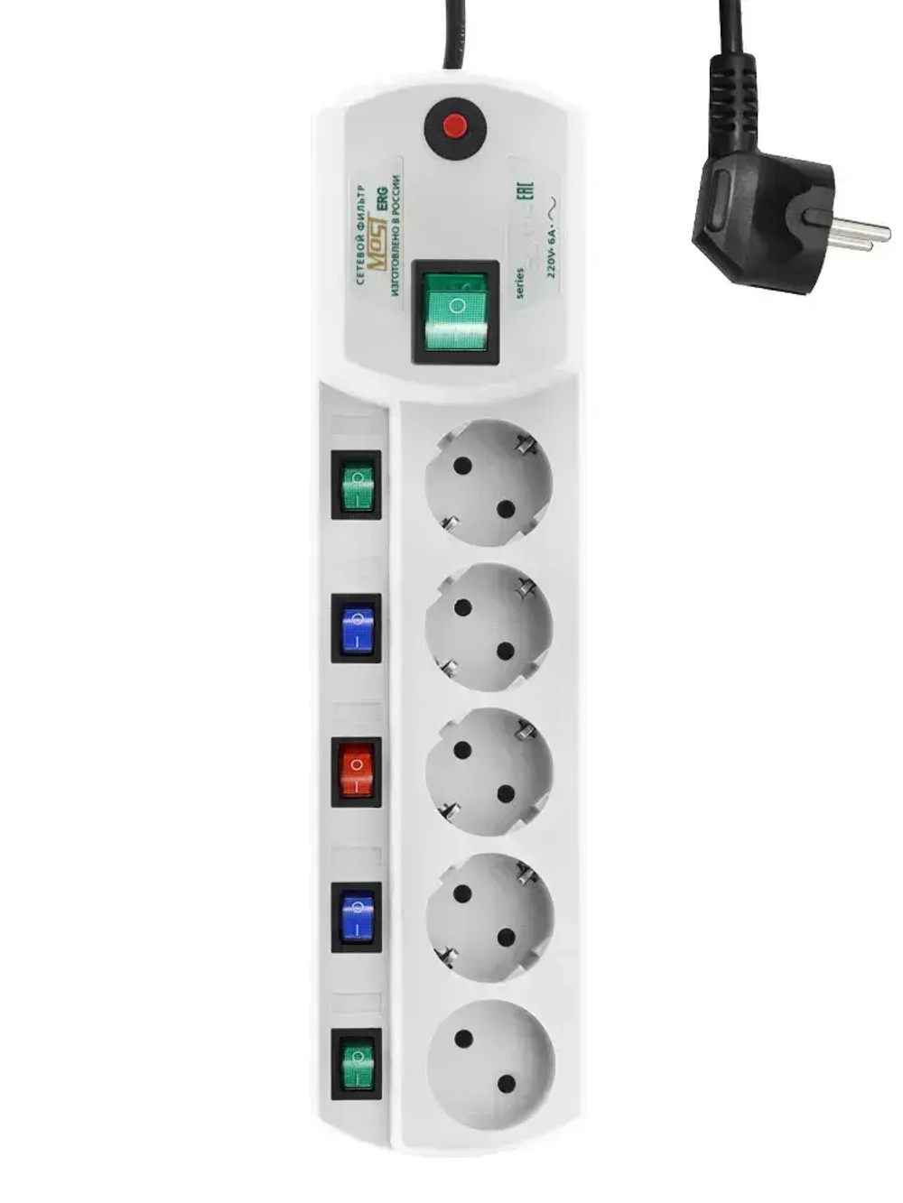 Сетевой фильтр Most ERG 2м, удлинитель сетевой