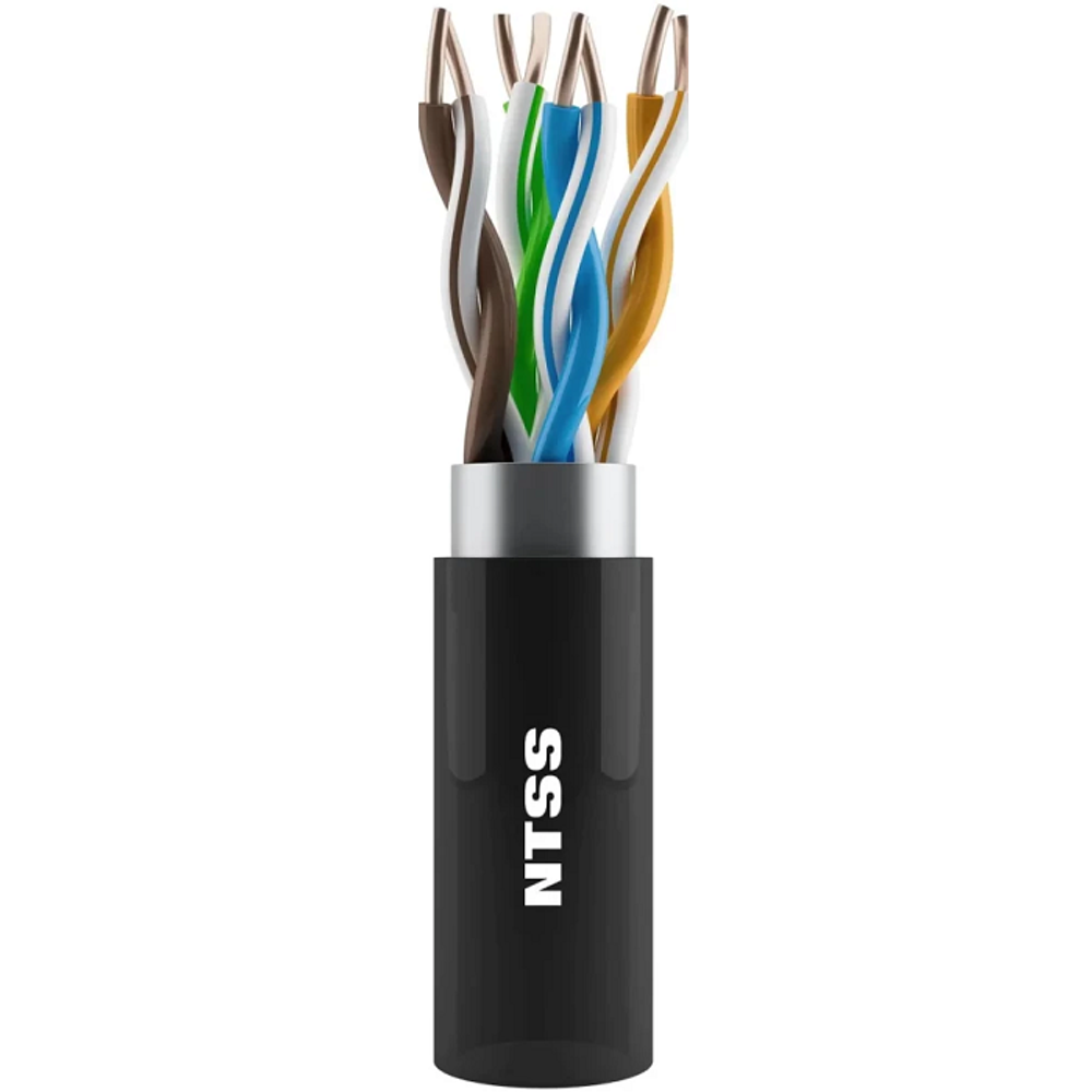 Кабель витая пара F/UTP 5e кат. 4 пары NTSS NTSS-OUT-FTP4-5е-PE-BL