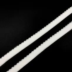 Резинка отделочная белая 12 мм (цв. 001), 641/12