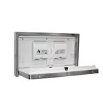 Пеленальный стол нерж. сталь/ полиэтилен NOFER 09203.2.S матовый