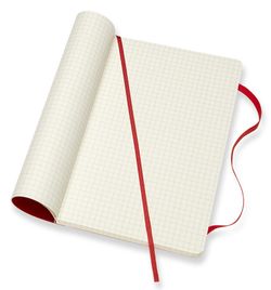 Блокнот Moleskine Classic Soft Pocket 90x140мм 192стр клетка мягкая обложка красный (QP612F2)