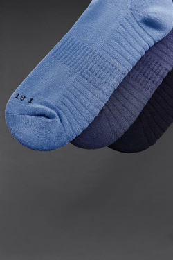 ZARA УПАКОВКА ИЗ 3 ТРЕНИРОВОЧНЫХ НОСКОВ, СИНИЙ