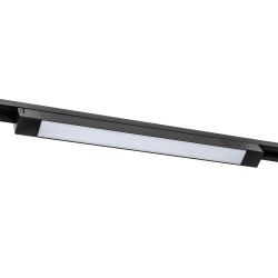 ULB-Q281 30W-4000K BLACK Светильник-прожектор светодиодный трековый. Линейный. 2500 Лм. Белый свет 4000К. Корпус черный. ТМ Volpe