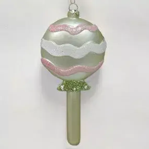 Елочное украшение леденец, пластик, h-15,5 см (AP-38)