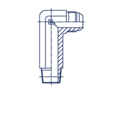 Штуцер FRM90 JIC 1.1/16 M27x2 удлин. o-ring CAST