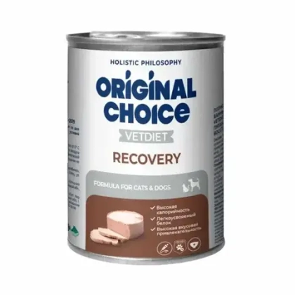 ORIGINAL CHOISE VET Recovery Консервы для кошек и собак в период восстановления, 340 г