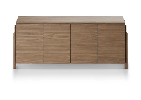 Тумба Basic 4 двери ширина 170 см (натуральный дуб)