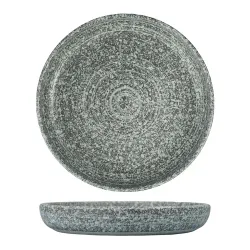 Тарелка с бортом d 17,5 см h2,8 см глазурь Glossy Stone Untouched Taiga P.L. Proff Cuisine [1]