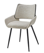 Стул JY6286X-T2 бежевый #OTE TOPIC103/черный