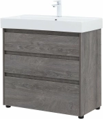 Тумба с раковиной Aquanet Nova Lite 302476 85 дуб рошелье