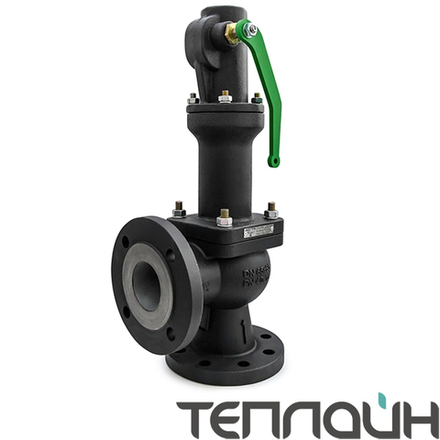 Клапан предохранительный малоподъёмный АСТА-П123-Ф-Р-50х50-25-200-6,0 DN 50х50 PN 16/25 фланцевый