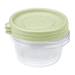 Комплект контейнеров Арт-декор 0,44л,3 шт, Зеленый