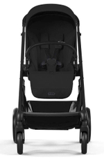 Коляска Cybex Balios S Lux BLK complete Aton S2 Ocean Blue Base One 4 в 1 Moon Black с дождевиками