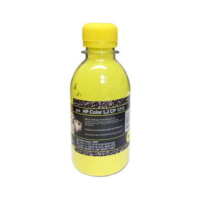 Тонер для HP Color LJ CP 1215/1515/1525/СМ1312/CM1415/CP1025/2025 (40гр, желтый, Chemical) ATM