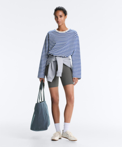 OYSHO Легинсы-велосипедки Comfortlux с высокой посадкой длиной 20 см, серый