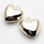 Подвеска Сердце, цвет золото, размер 20*18 мм, цена за 1 шт