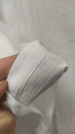 Туника пляжная женская 4XL цвет белый короткий рукав