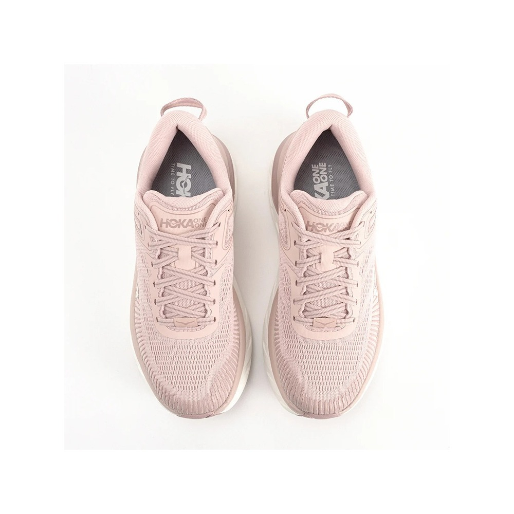 Кроссовки женские HOKA W BONDI 7 WIDE Peach Whip / White