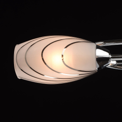 Люстра потолочная MW-Light Фиеста 3 лампы, золотой, белый
