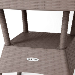 Стол квадратный RATTAN Ola Dom