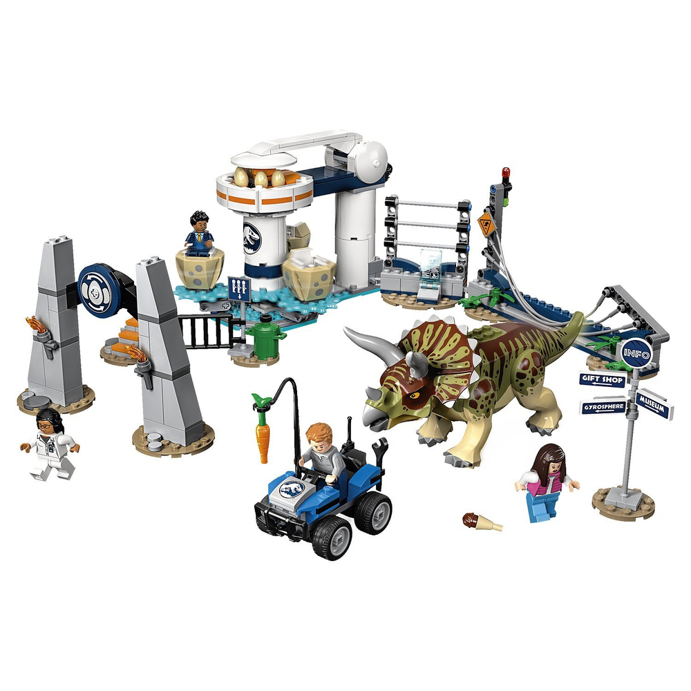 LEGO Jurassic World: Нападение трицератопса 75937 — Triceratops Rampage — Лего Мир Юрского периода