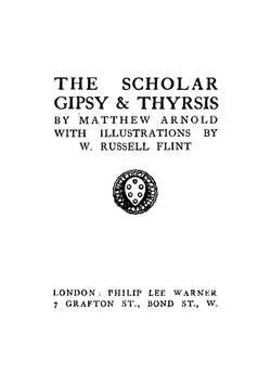 The scholar gipsy & Thyrsis | Matthew Arnold
