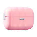 Розовый вакуумный стимулятор 5,3см клитора с управлением через приложение BeYourLover Alggie Earphone BX033B