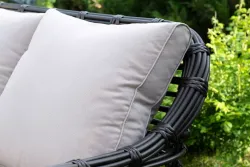 "Ницца" лаунж-зона из искусственного ротанга, цвет бронзовый