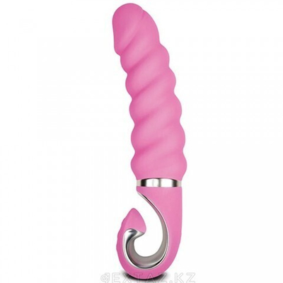 Анатомический вибратор витой Gvibe Gjack-2 22 см, розовый