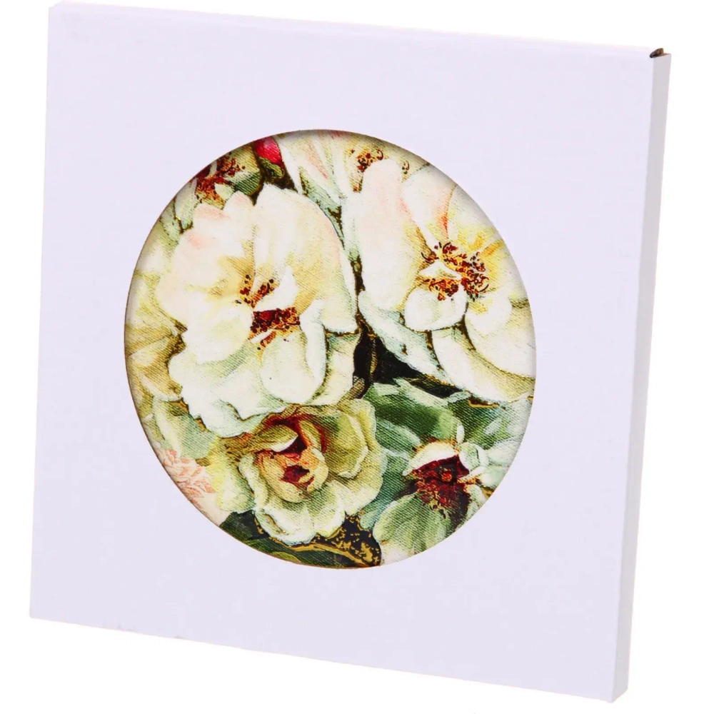 Подставка керамическая 16 см «Пионы»