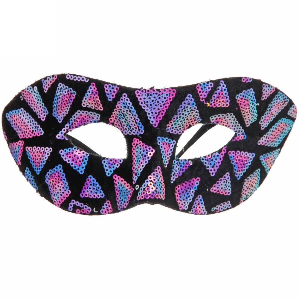Маска карнавальная «Блики неона», микс (фиолет,синий, розовый)