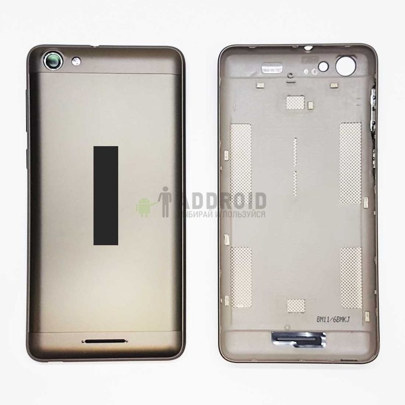 Задняя крышка для Highscreen Power Rage Evo Коричневая