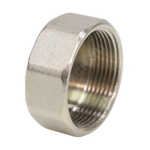 Заглушка латунь никель Ду 20 (3/4") ВР VALFEX VF.590.N.034