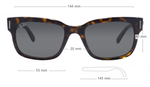 Очки Ray-Ban Jeffrey RB2190 1294/3M / 55 мм